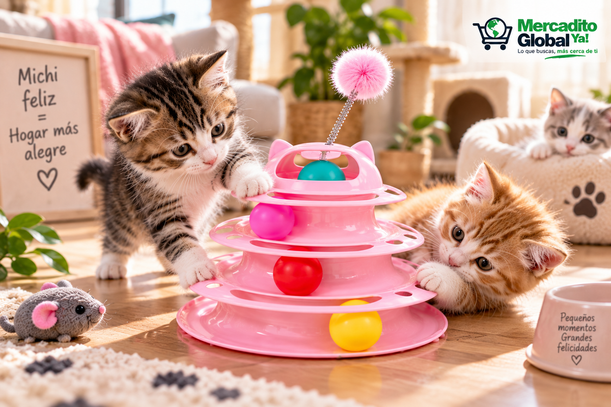 🐱 TORRE INTERACTIVA 4 NIVELES