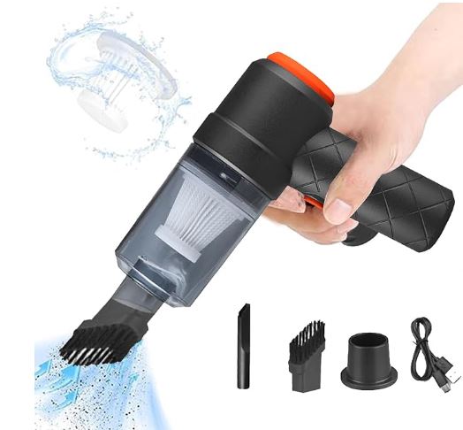 Aspirador Portátil con Soplador y Compresor de Aire