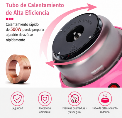 Máquina Portátil de Algodón de Azúcar
