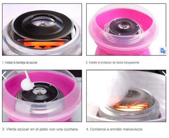 Máquina Portátil de Algodón de Azúcar