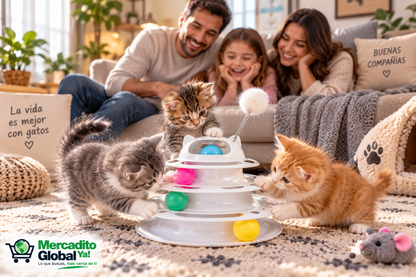 🐱 TORRE INTERACTIVA 4 NIVELES